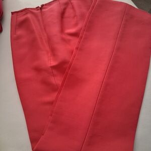 LOFT Bold Red Silk Pants